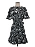 Milly 100% Polyester Print Black Casual Dress Size 4 - photo 1