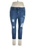 Assorted Brands Hearts Blue Jeans Size 16 - photo 1