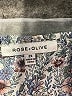 Rose + Olive 100% Polyester Blue Short Sleeve Blouse Size 2X - photo 7