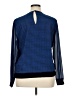 MICHAEL Michael Kors 100% Polyester Blue Long Sleeve Blouse Size XL - photo 2