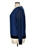 MICHAEL Michael Kors 100% Polyester Blue Long Sleeve Blouse Size XL - photo 5