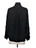 Investments 100% Polyester Solid Black Long Sleeve Blouse Size S - photo 2