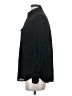 Investments 100% Polyester Solid Black Long Sleeve Blouse Size S - photo 5