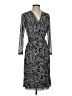 Anne Klein Print Black Cocktail Dress Size S - photo 1