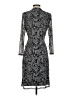 Anne Klein Print Black Cocktail Dress Size S - photo 2