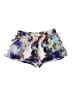 Leifsdottir 100% Silk Floral Blue Shorts Size 12 - photo 1
