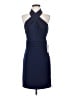 Adelyn Rae Solid Blue Cocktail Dress Size S - photo 1