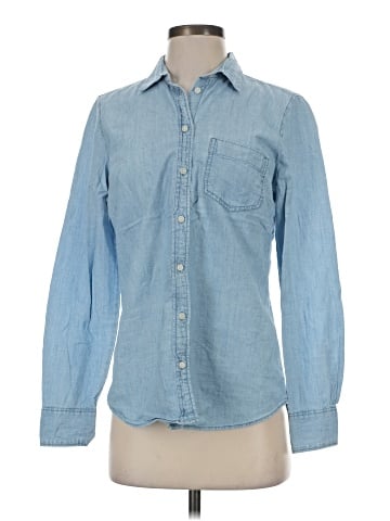 J.Crew Factory Store Long Sleeve Button-Down Shirt (view 1)