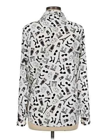 Karl Lagerfeld Paris Long Sleeve Blouse (view 2)