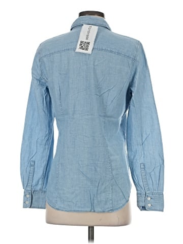 J.Crew Factory Store Long Sleeve Button-Down Shirt (view 2)
