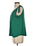 Ann Taylor 100% Polyester Green Sleeveless Blouse Size S - photo 5