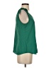 Ann Taylor 100% Polyester Green Sleeveless Blouse Size S - photo 4