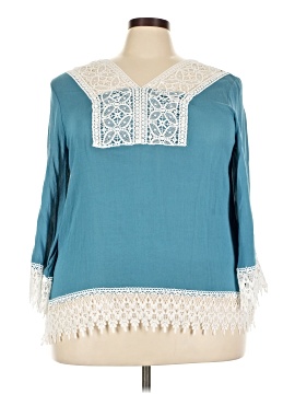 Suzanne Betro 3/4 Sleeve Blouse