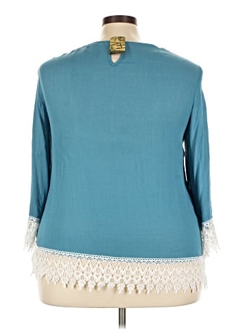 Suzanne Betro 3/4 Sleeve Blouse (view 2)