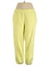 KHY 100% Cotton Solid Yellow Casual Pants Size XL - photo 1