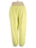 KHY 100% Cotton Solid Yellow Casual Pants Size XL - photo 2