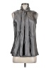 Anne Klein Gray Sleeveless Blouse Size M - photo 1