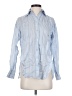 Vince. Stripes Blue Long Sleeve Button-Down Shirt Size XXS - photo 1