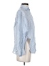Vince. Stripes Blue Long Sleeve Button-Down Shirt Size XXS - photo 4