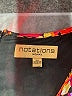 Notations Print Red Casual Dress Size 2X - photo 7