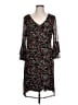 Allison Brittney Floral Black Cocktail Dress Size L - photo 1