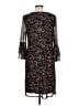 Allison Brittney Floral Black Cocktail Dress Size L - photo 2