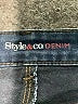 Style&Co Chevron-herringbone Blue Jeans Size 8 - photo 7