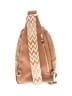 Moda Luxe 100% Polyurethane Tan Backpack One size - photo 2