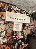 Topshop Paisley Brown Cocktail Dress Size 0 - photo 4