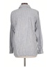 Athleta 100% Cotton Gray Long Sleeve Button-Down Shirt Size L - photo 2