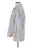 Athleta 100% Cotton Gray Long Sleeve Button-Down Shirt Size L - photo 5
