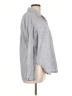 Athleta 100% Cotton Gray Long Sleeve Button-Down Shirt Size L - photo 4
