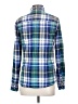 J.Crew 100% Cotton Plaid Blue Long Sleeve Button-Down Shirt Size 4 - photo 2