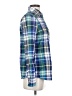 J.Crew 100% Cotton Plaid Blue Long Sleeve Button-Down Shirt Size 4 - photo 4