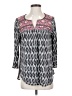 One September 100% Rayon Gray 3/4 Sleeve Blouse Size S - photo 1