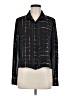 Leith 100% Polyester Black Long Sleeve Blouse Size M - photo 1