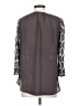 One September 100% Rayon Gray 3/4 Sleeve Blouse Size S - photo 2