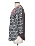 One September 100% Rayon Gray 3/4 Sleeve Blouse Size S - photo 5