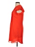 H&M 100% Polyester Solid Orange Casual Dress Size 4 - photo 5