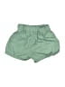 Gap Kids 100% Cotton Solid Green Shorts Size 8 - photo 2