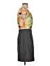 Tabitha 100% Silk Floral Gray Casual Dress Size 6 - photo 4
