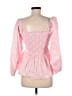 Assorted Brands 100% Cotton Pink 3/4 Sleeve Blouse Size M - photo 2