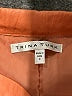 Trina Turk 100% Polyester Solid Orange Shorts Size 0 - photo 3