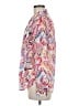 Talbots 100% Cotton Paisley Pink Long Sleeve Blouse Size M - photo 5