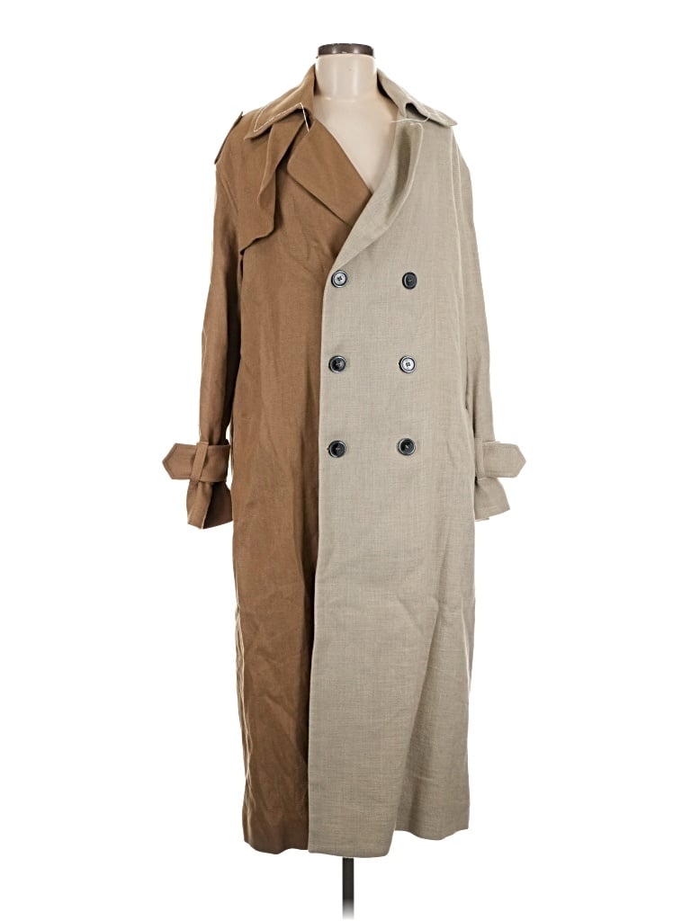 Pre-owned Zara Trenchcoat In Tan