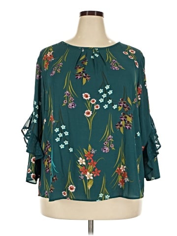 Van Heusen 3/4 Sleeve Blouse (view 1)
