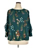 Van Heusen 100% Polyester Teal 3/4 Sleeve Blouse Size XXL - photo 1
