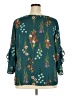 Van Heusen 100% Polyester Teal 3/4 Sleeve Blouse Size XXL - photo 2