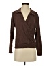 Gaze Brown Long Sleeve Top Size XS - photo 1