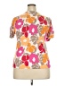 Croft & Barrow Orange Short Sleeve Blouse Size XXL - photo 2